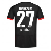 Koszulka piłkarska Eintracht Frankfurt Mario Gotze #27 Strój wyjazdowy 2024-25 tanio Krótki Rękaw